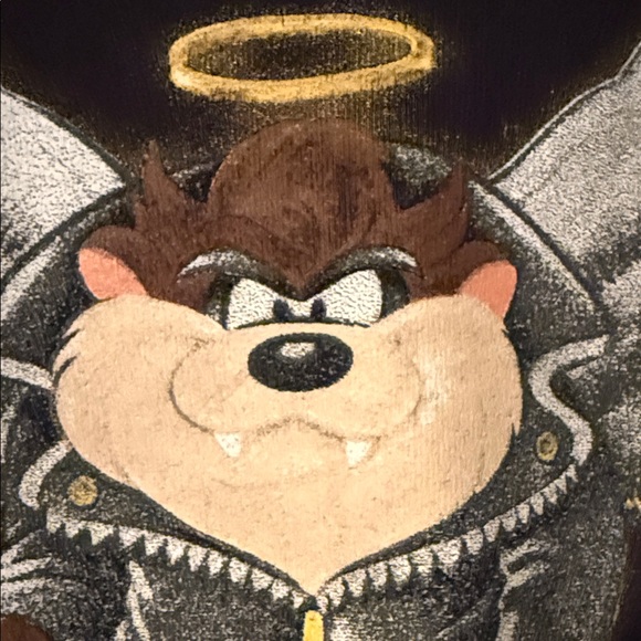 Warner Bros. Tasmanian Angel Black Sweatshirt - Picture 3 of 3